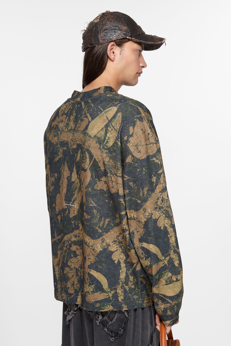 Crew neck sweater - Mud brown camo 3