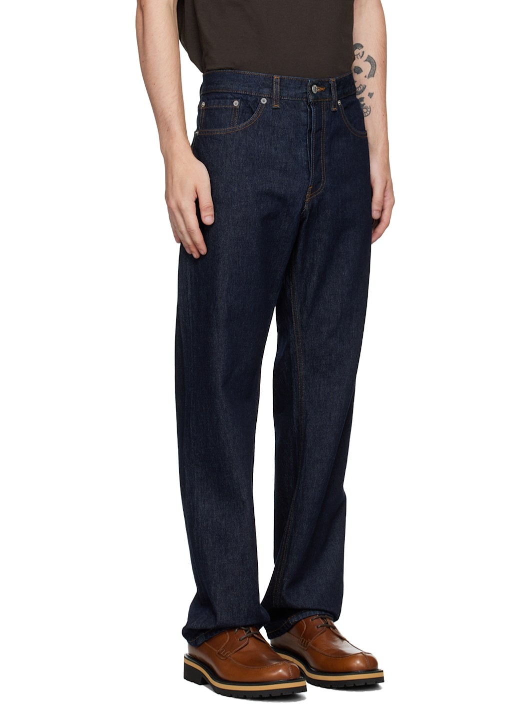 Indigo Straight-Leg Jeans - 2