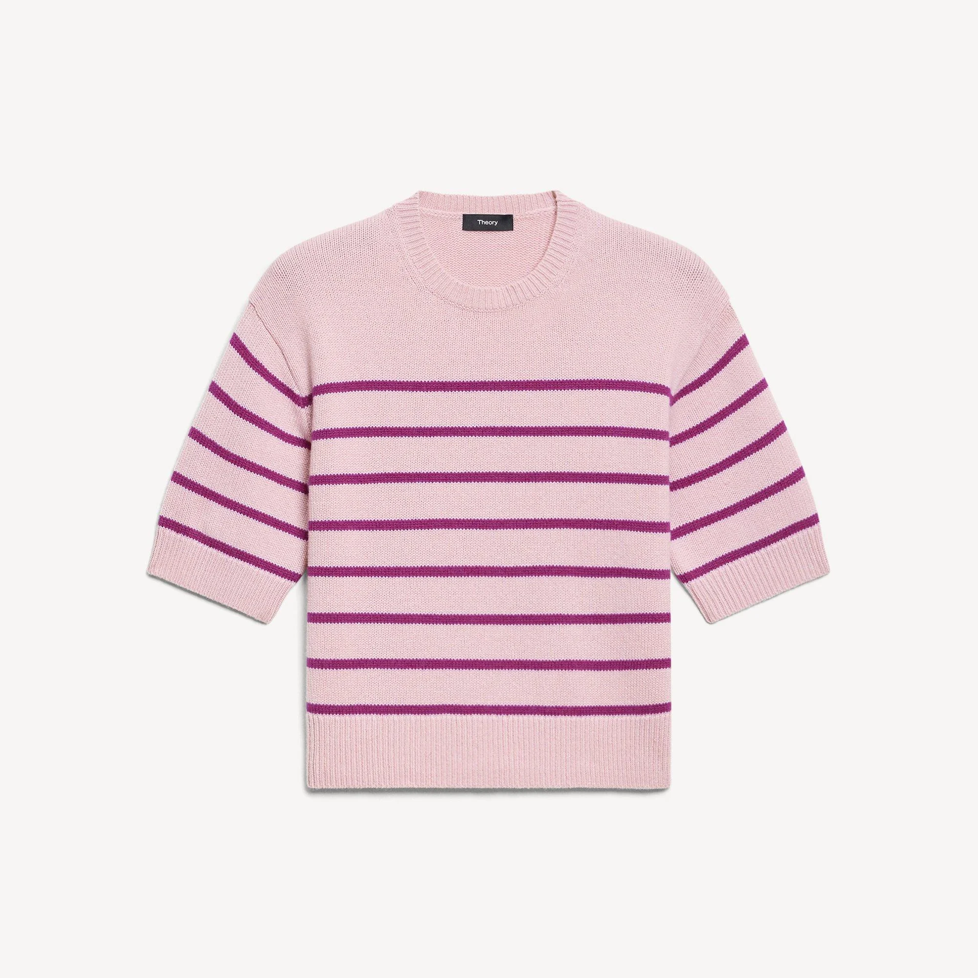 Striped Tee in Cashmere - 1