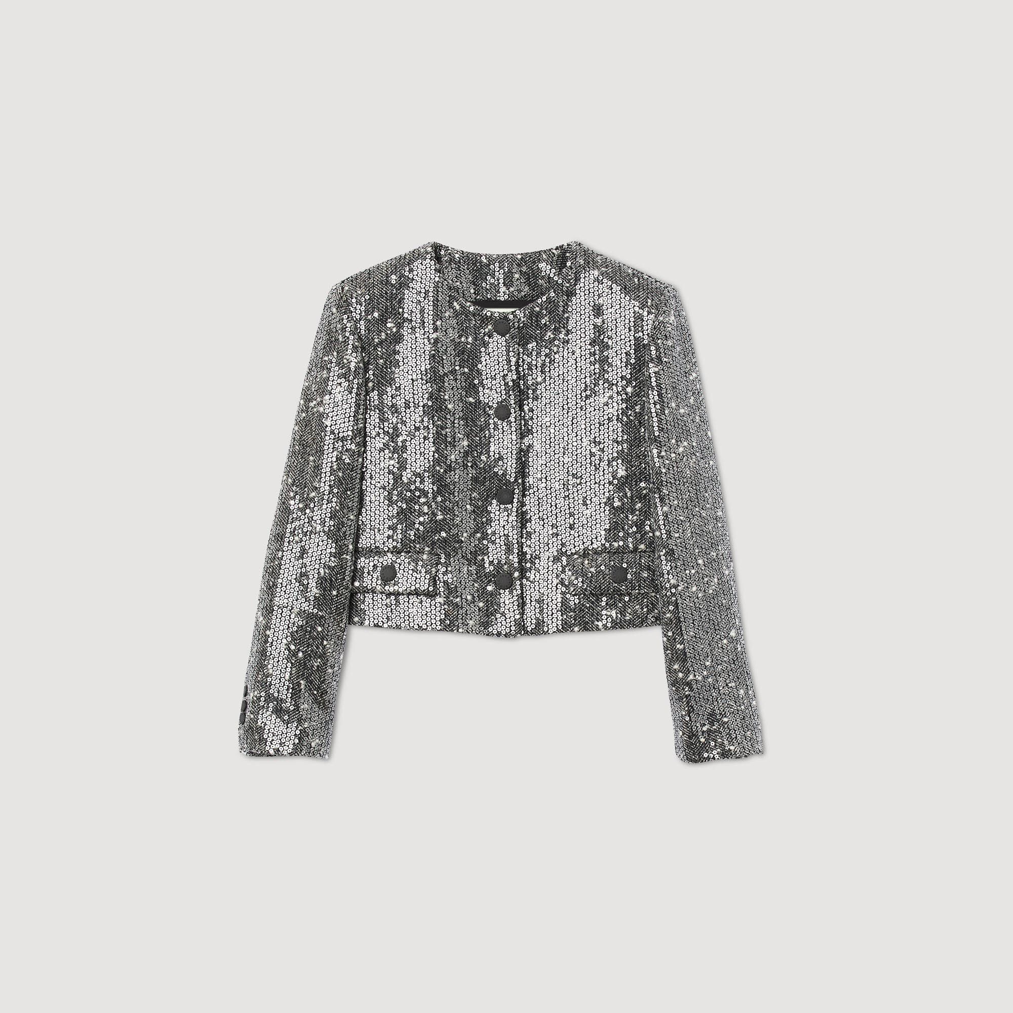 STRUCTURED CROPPED JACKET - 1