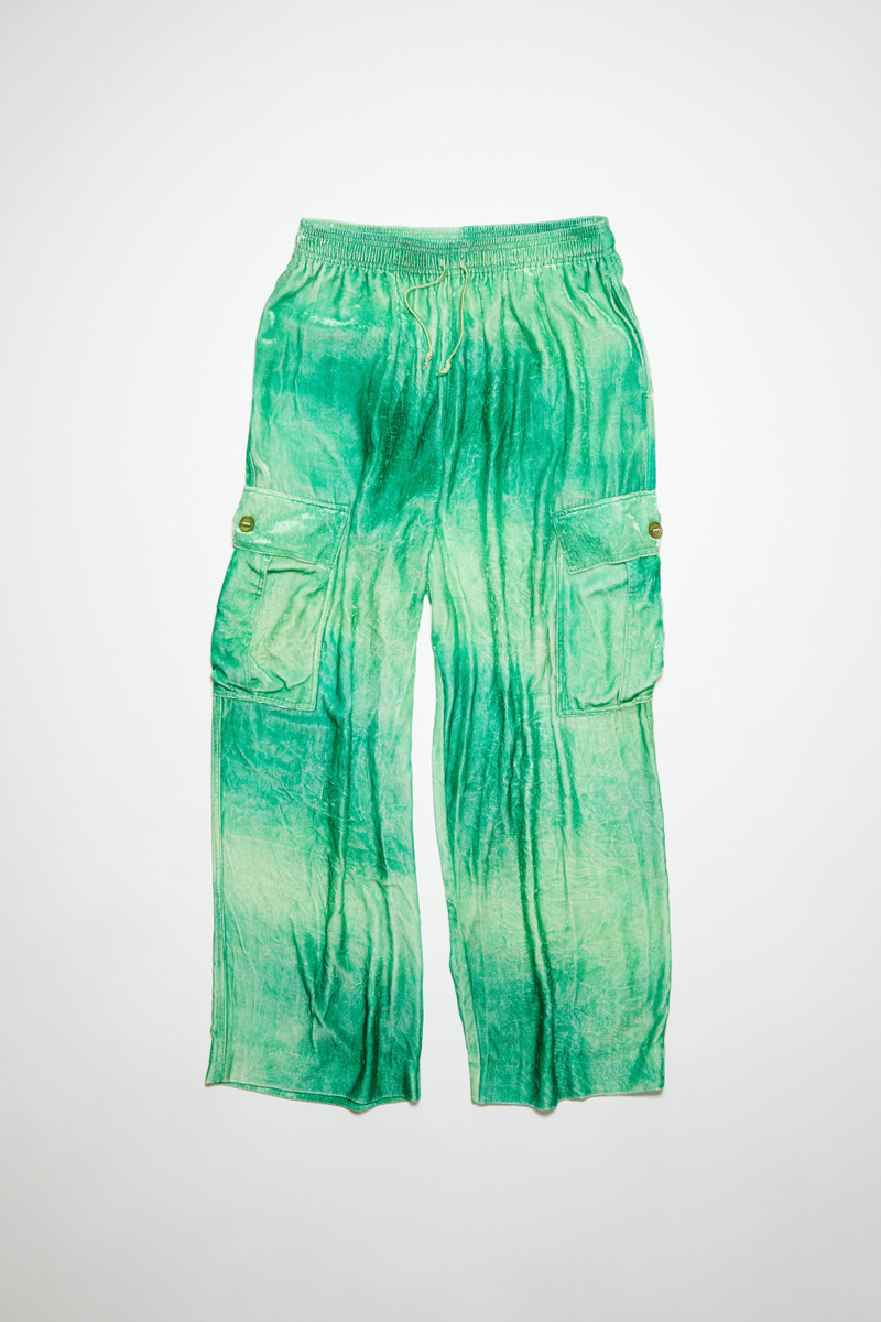 Cargo trousers - Jade green 2