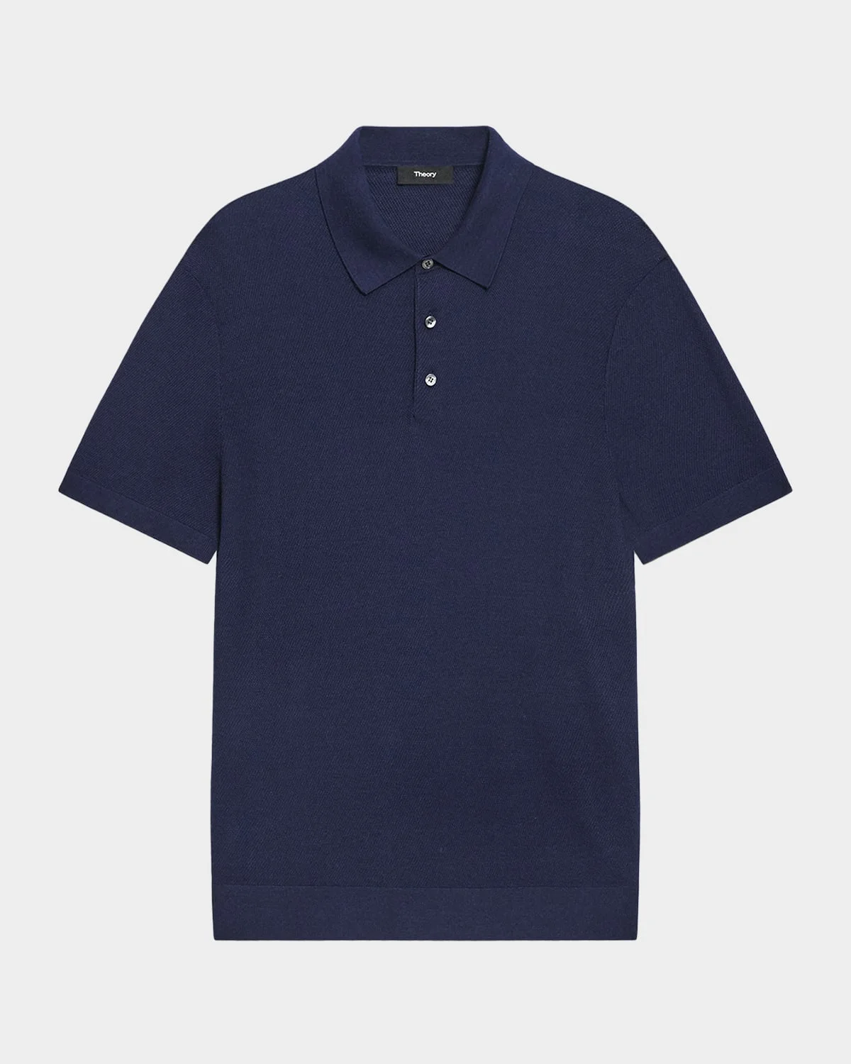 Men's Silk-Cotton Polo Shirt - 1