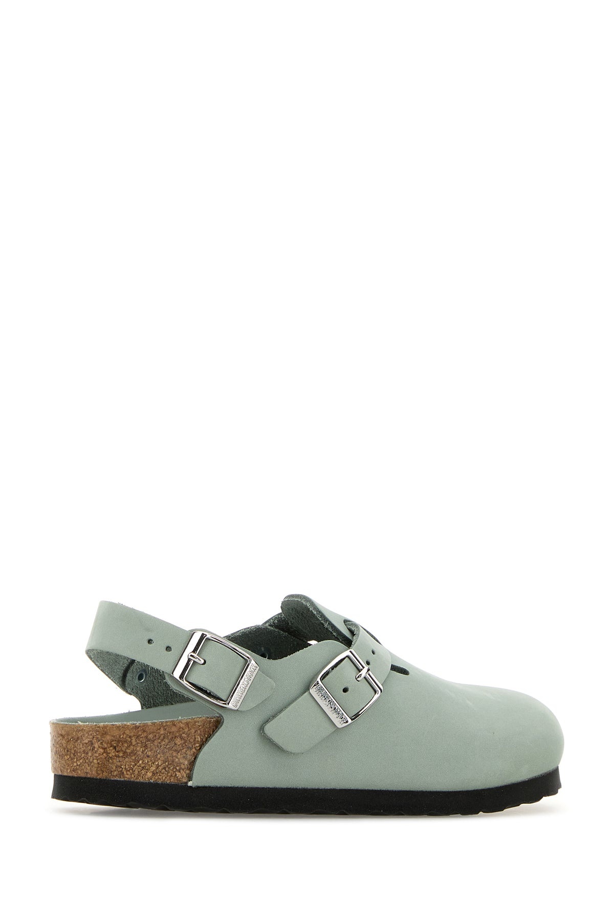 Mint green suede Tokyo slippers - 3