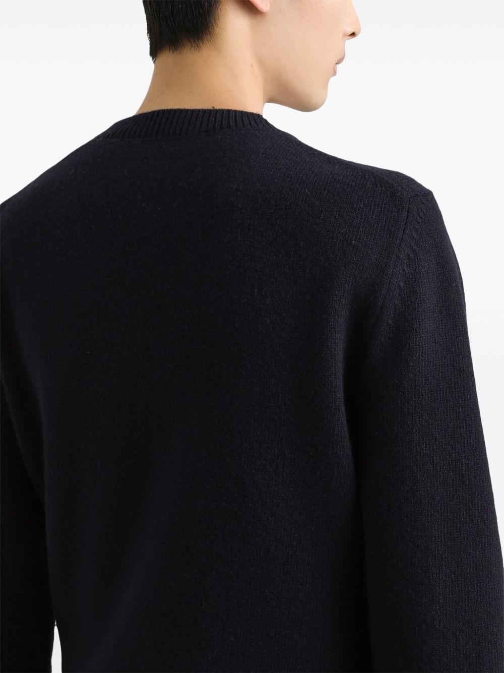 brooch-detail jumper - 5