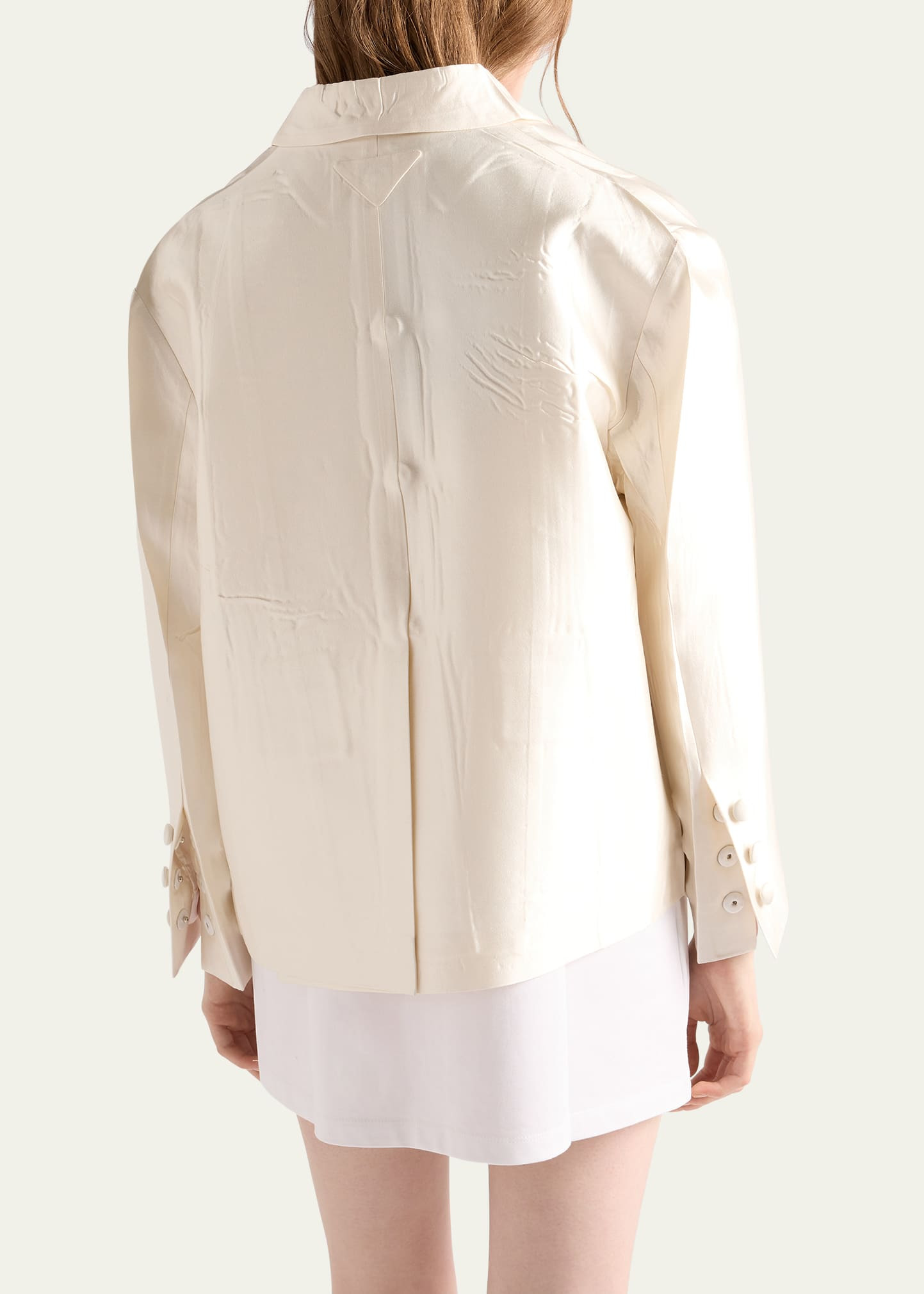 Silk-Wool Single-Breasted Evening Jacket - 3