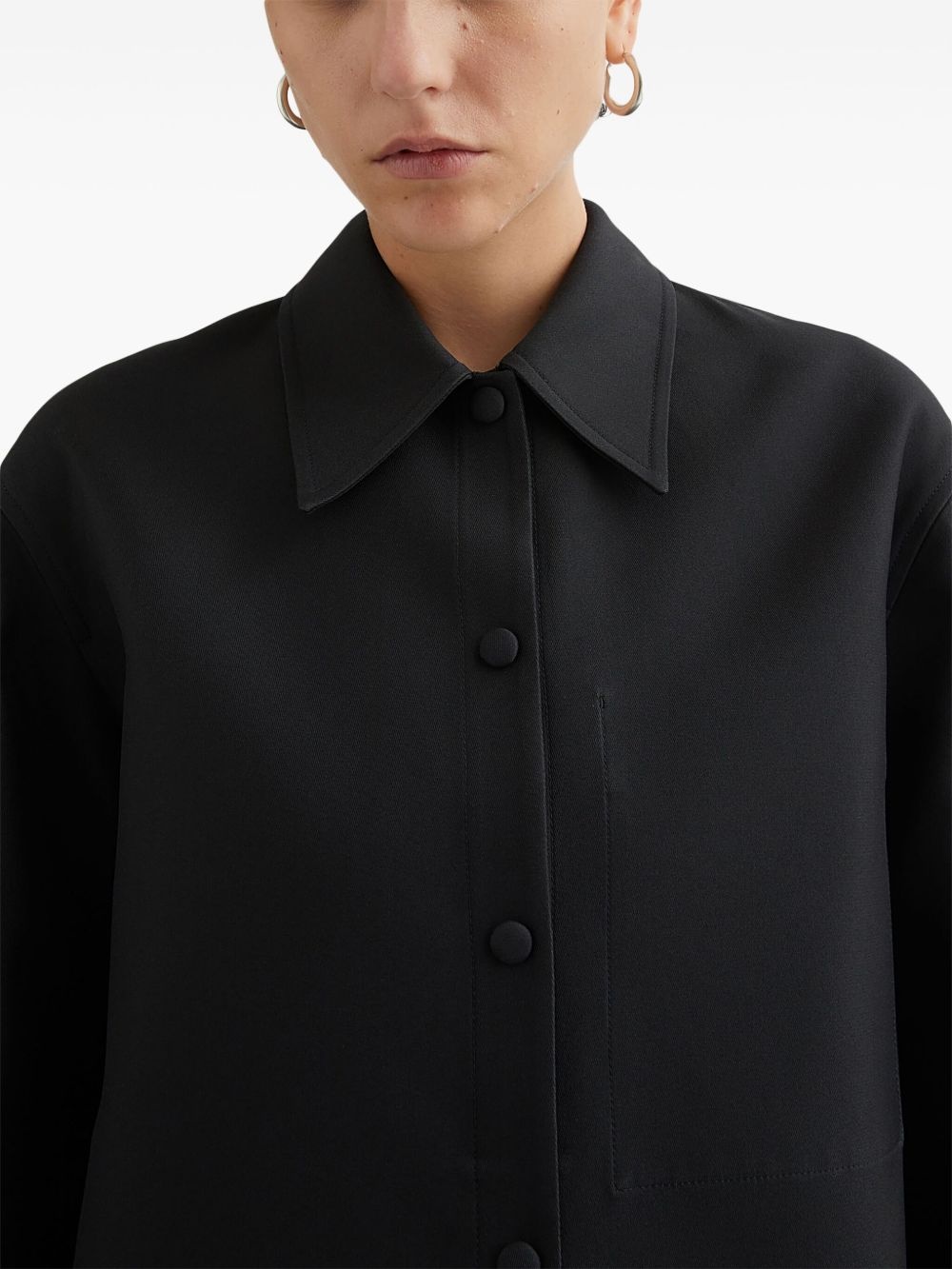button-up shirt jacket - 4