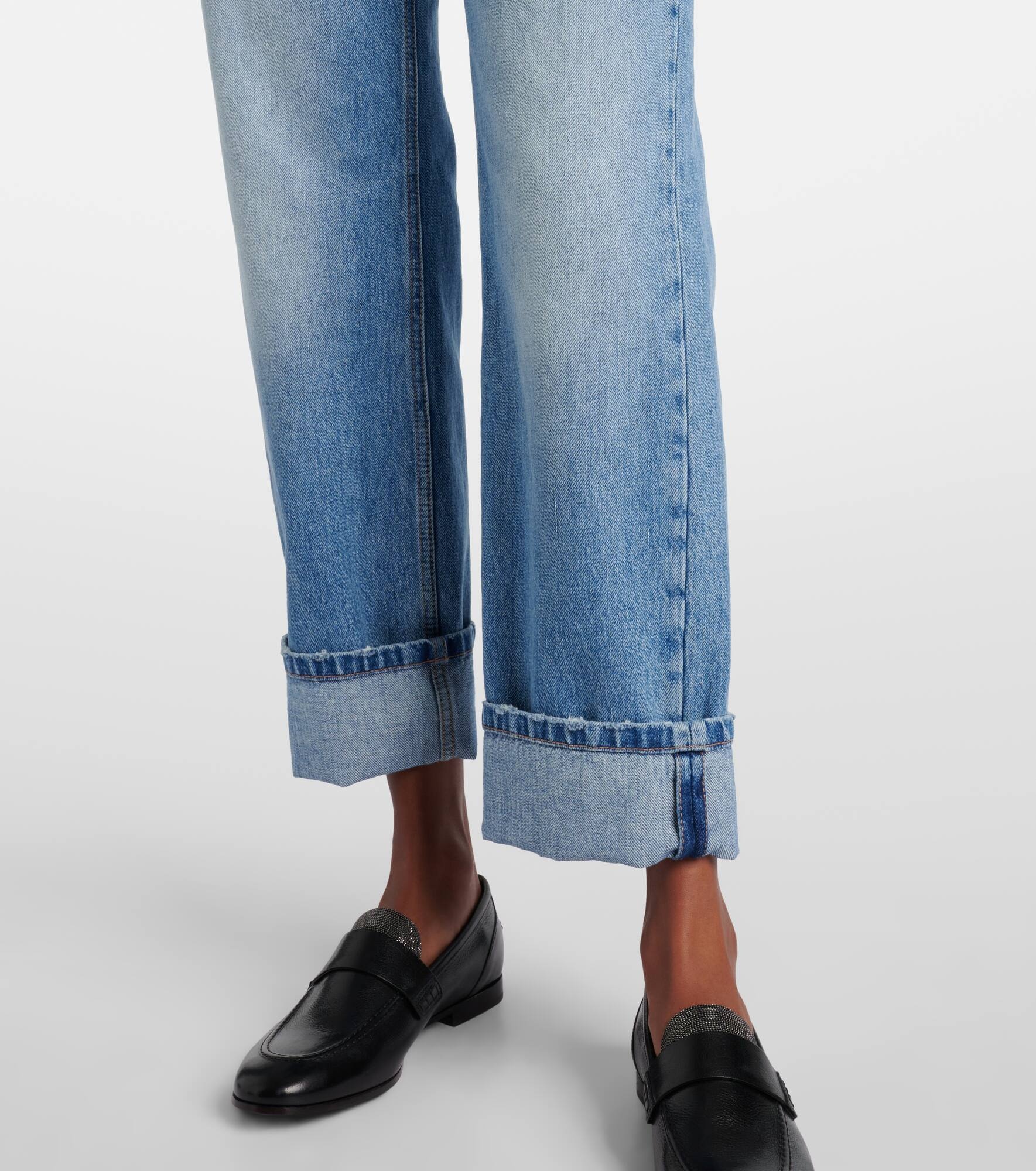 Low-rise straight jeans - 5