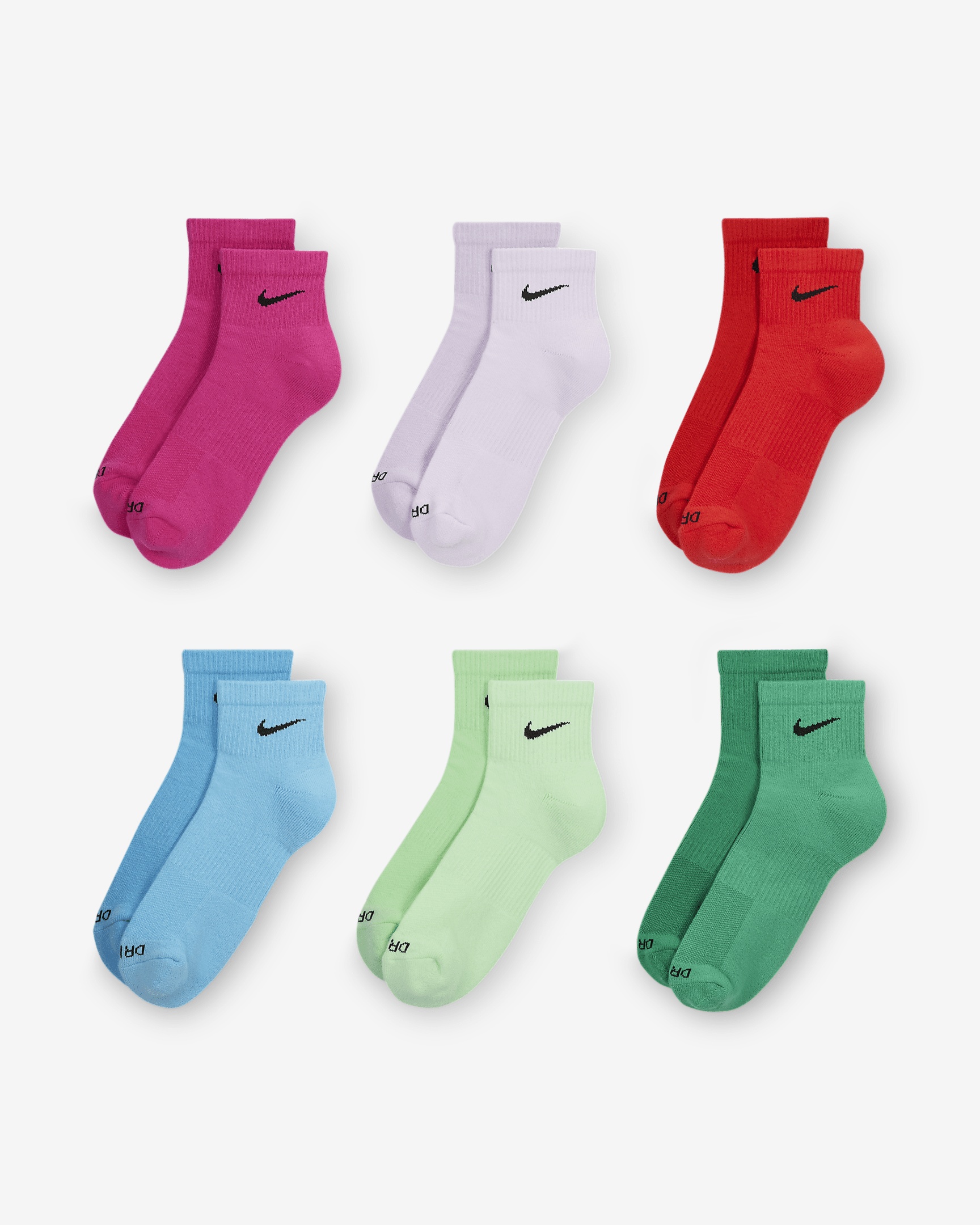 Nike Everyday Plus Cushioned Training Ankle Socks (6 Pairs) - 2