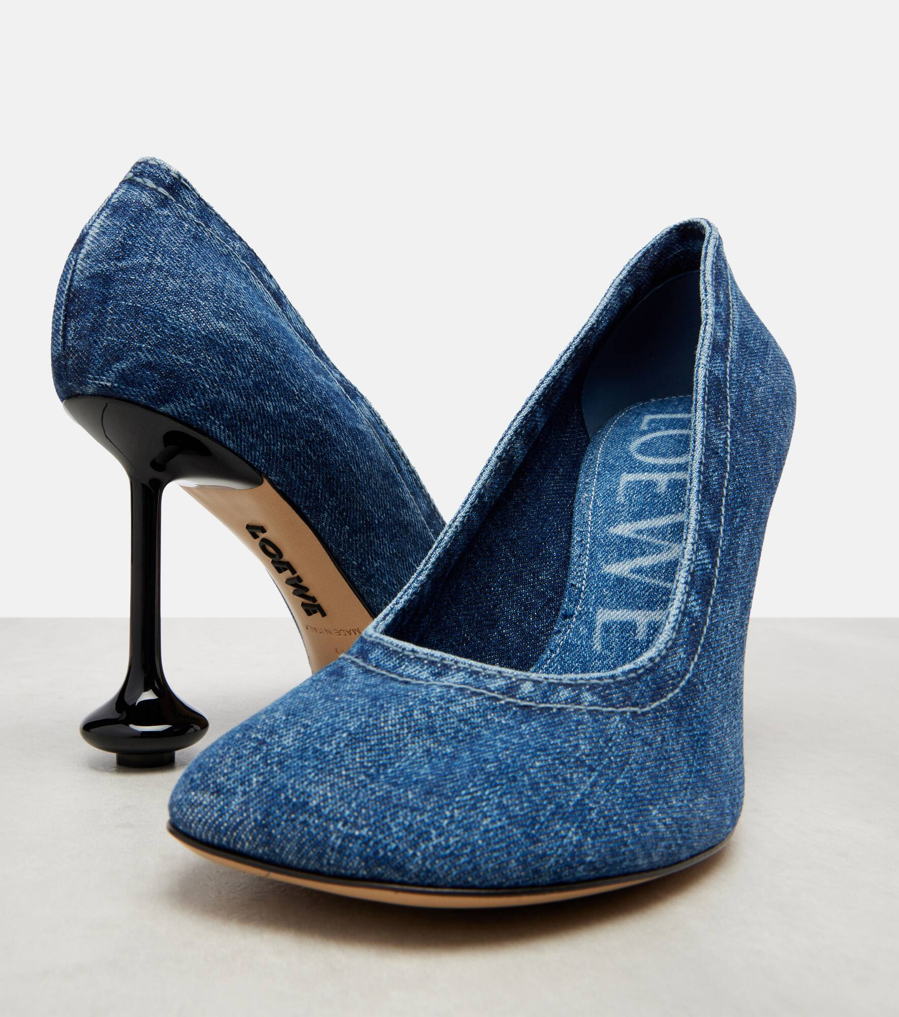 Toy 90 denim pumps - 5