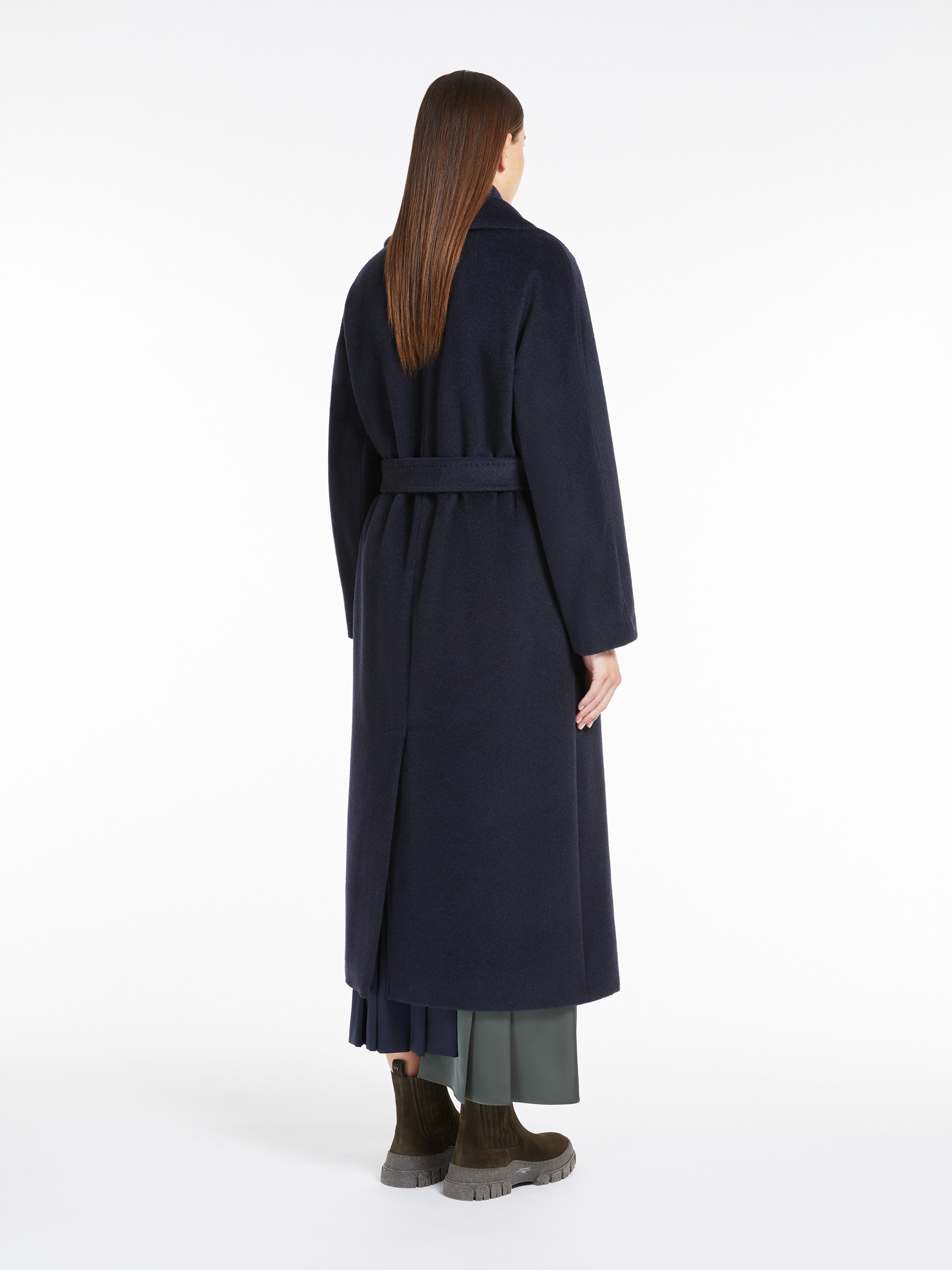 TEMPERA Wool and alpaca robe coat - 4