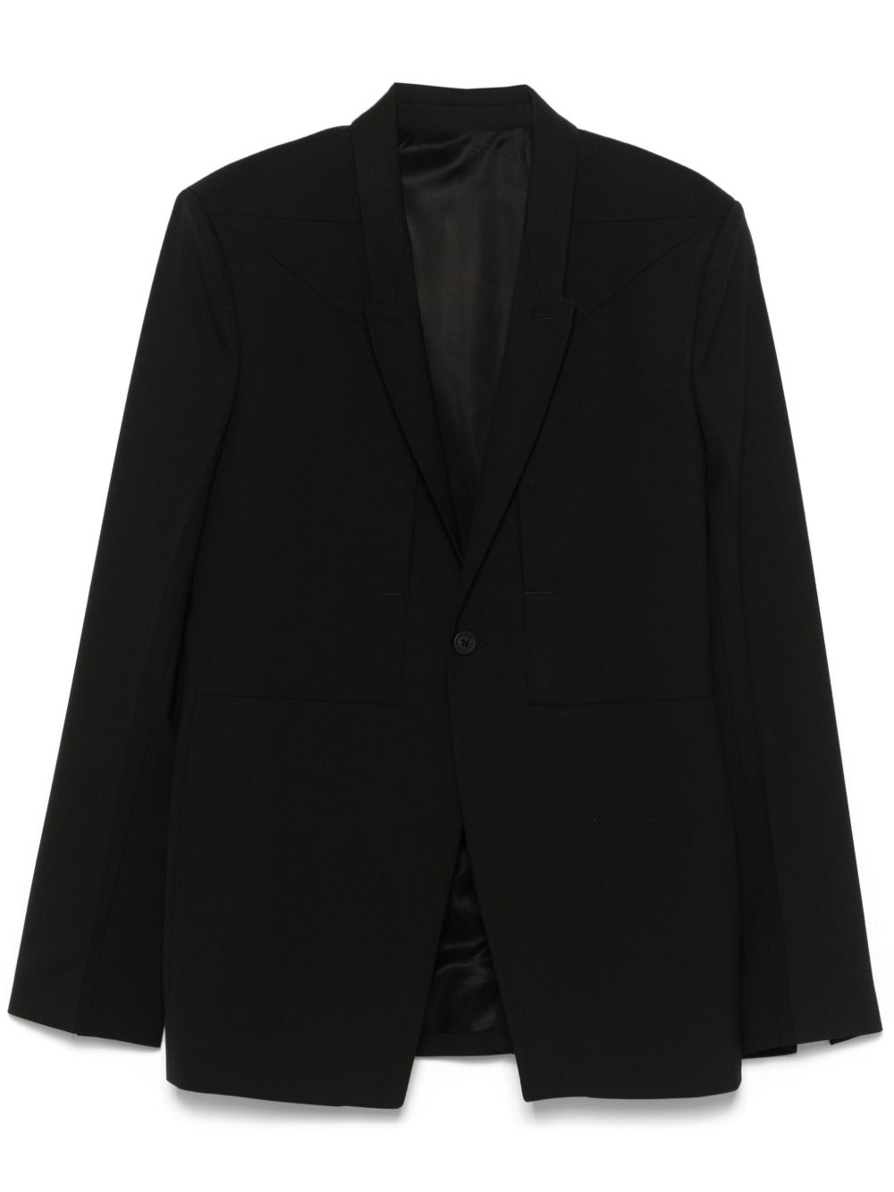 single-breasted blazer - 1