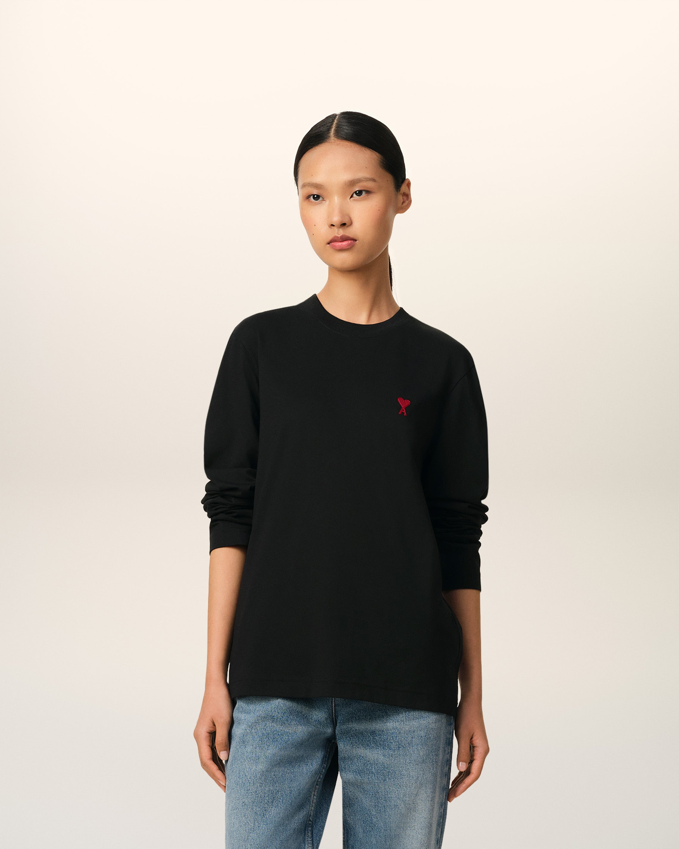 RED AMI DE COEUR LONG SLEEVES T-SHIRT - 8
