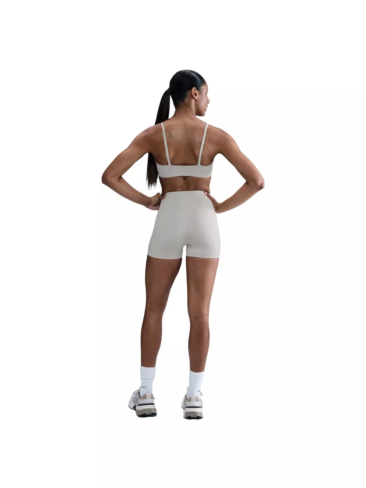 Women's Form Light-Support Non-Padded Triangle Sports Bra -Brown - 5