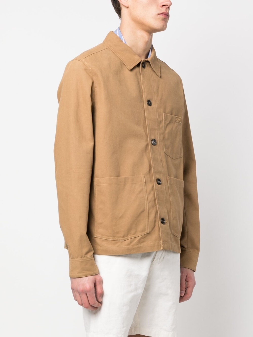 cotton shirt jacket - 3