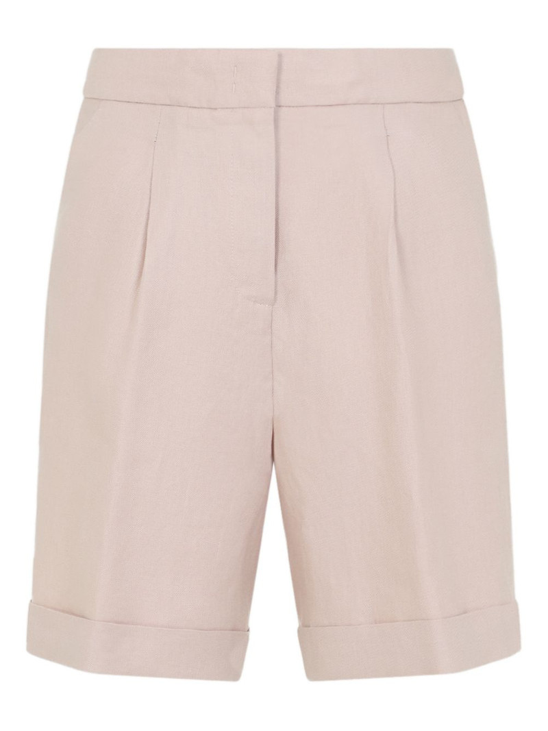 pleat-detail shorts 1