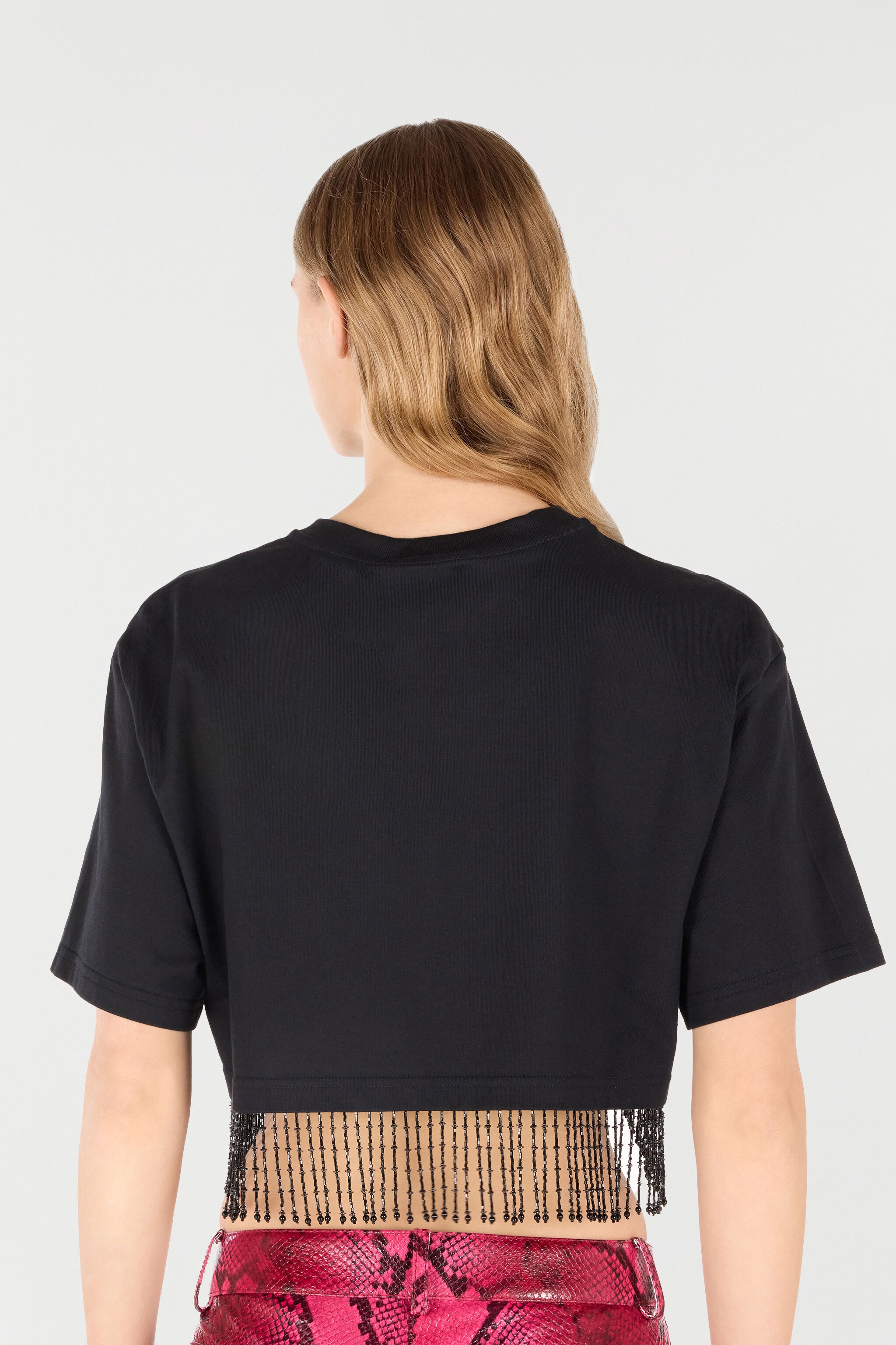 Crop Top With Fringing - 4