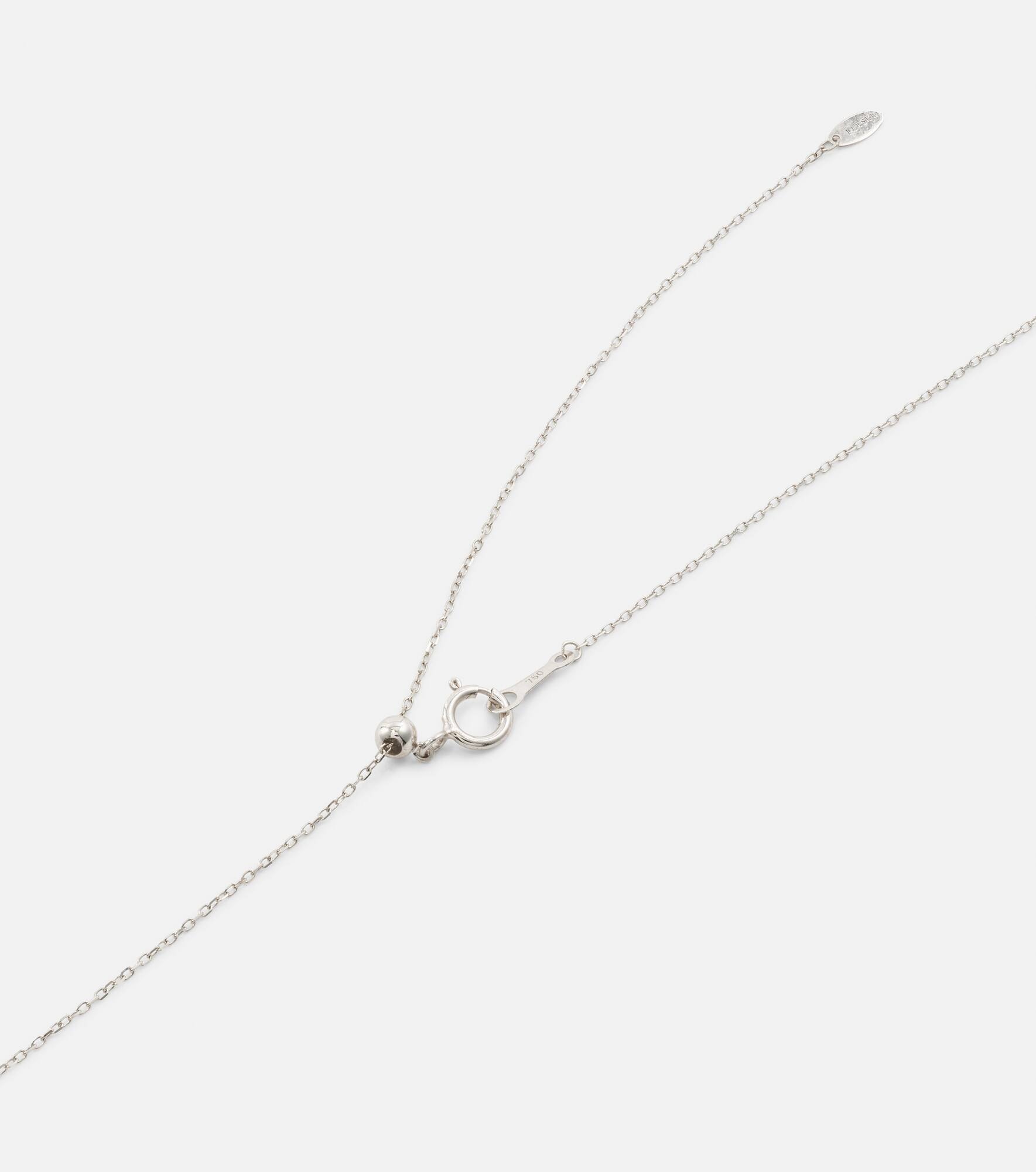 La Foule 18kt white gold necklace with diamonds - 4