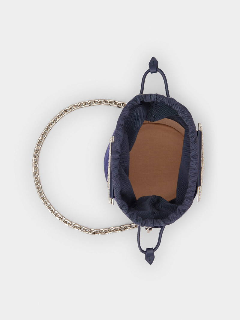 RV Strass Constellation Mini Bag in Velvet 8