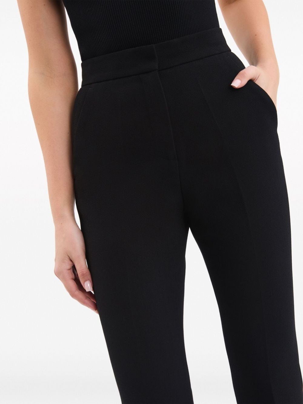 Evie high-waisted tailored trousers - 5