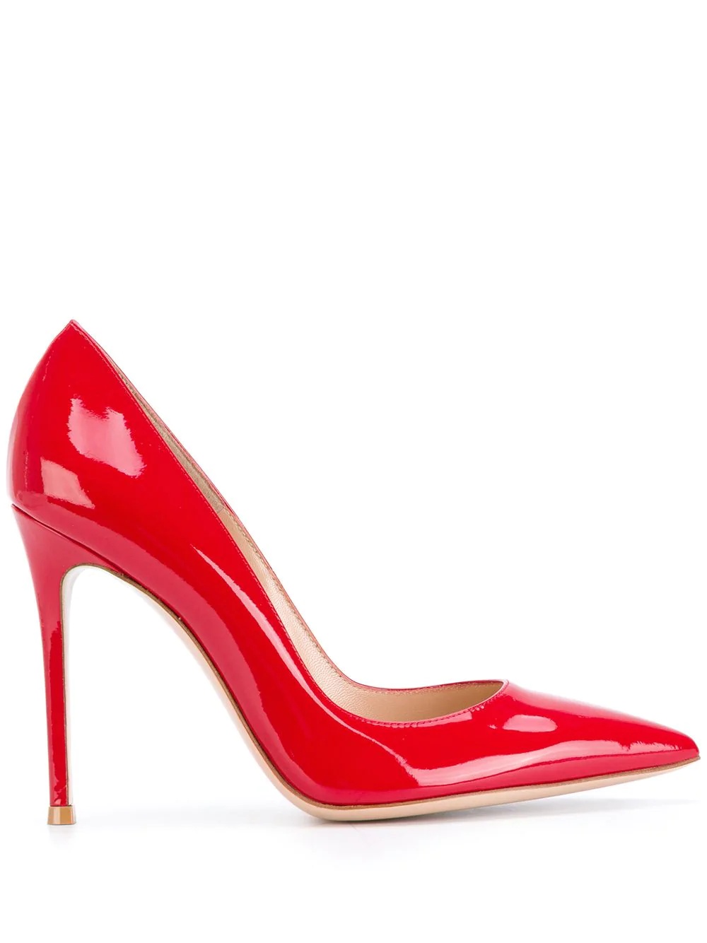 varnished 85mm stiletto pumps - 1