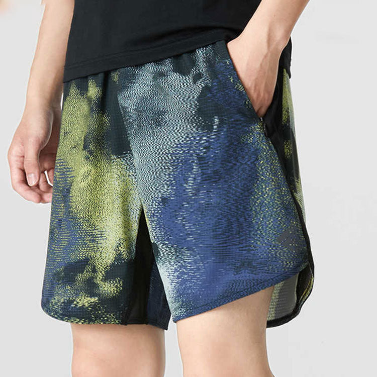 adidas Sports Running Training Shorts 'Tie Dye Black' HN9363 - 4