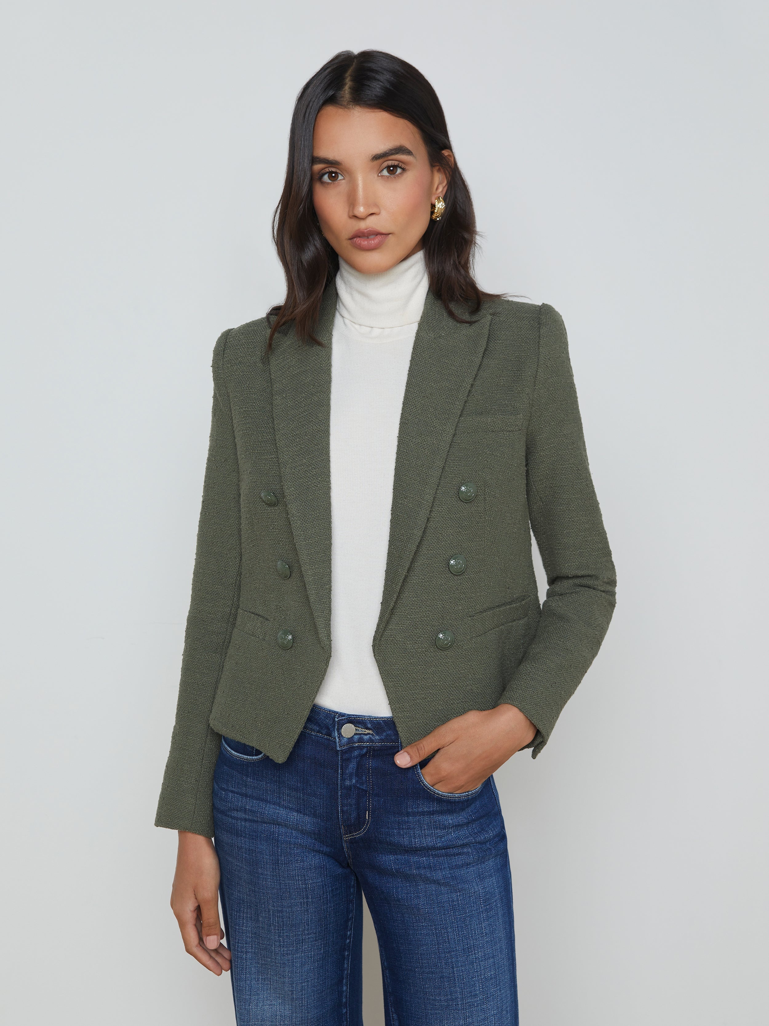 Brooke Open-Front Blazer - 2