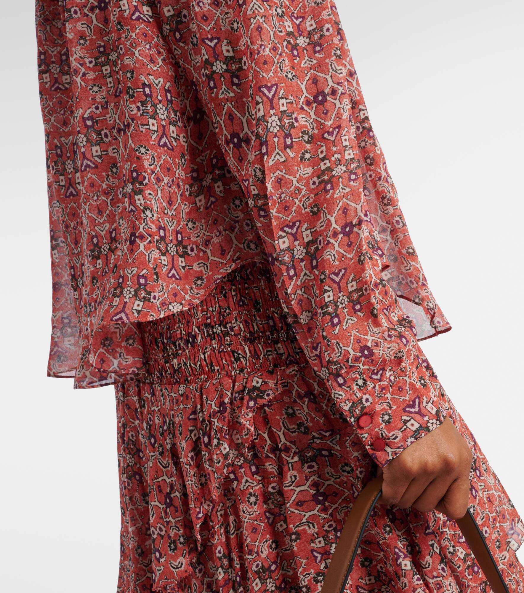 Neolin printed crêpe blouse - 5