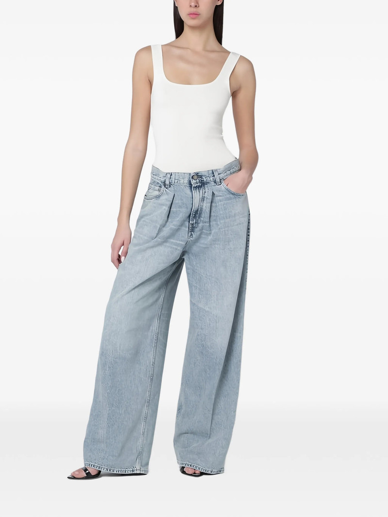 Haikure Whiskering-effect Jeans 5