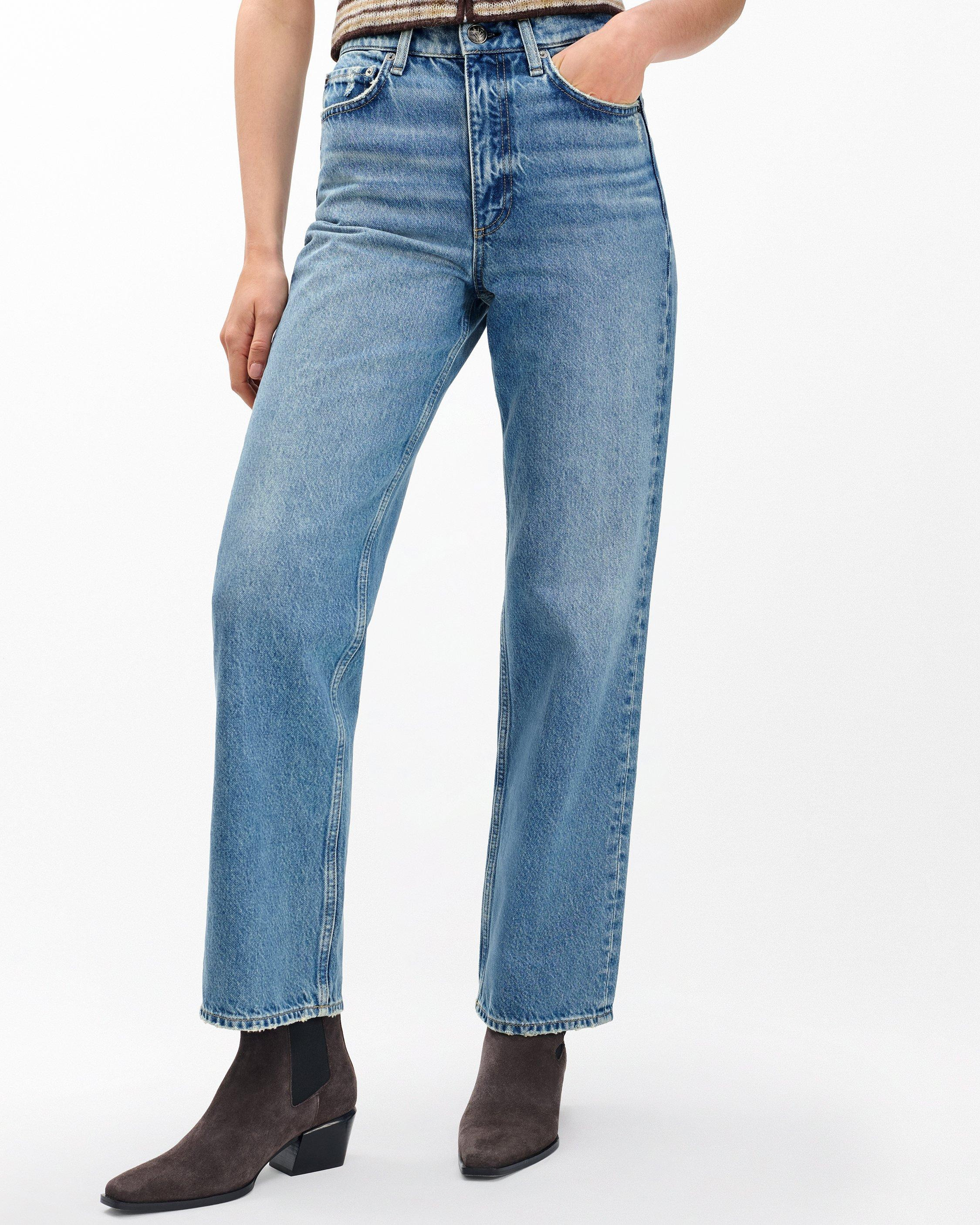 Shea Ankle Relaxed Straight Jeans
Lightweight Rigid in Ithaca - 4