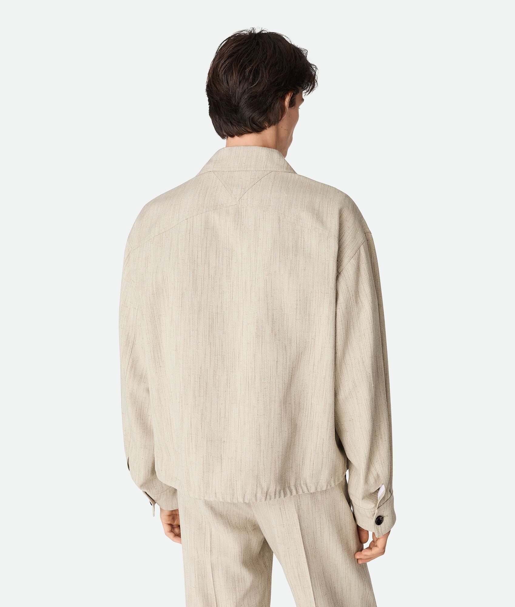 Viscose And Silk Kimono Blouson - 3