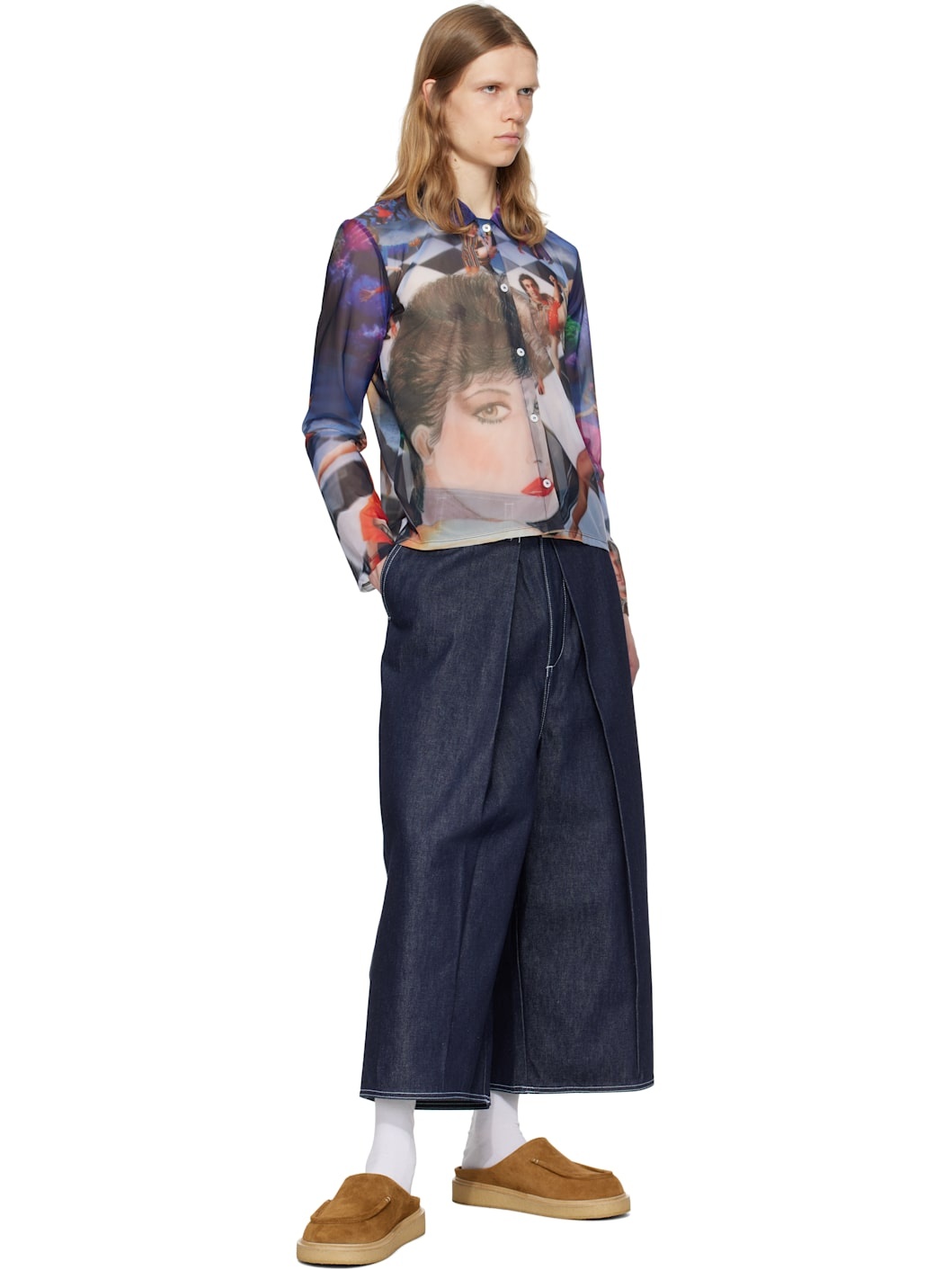 Multicolor Sheer Organza Shirt - 4