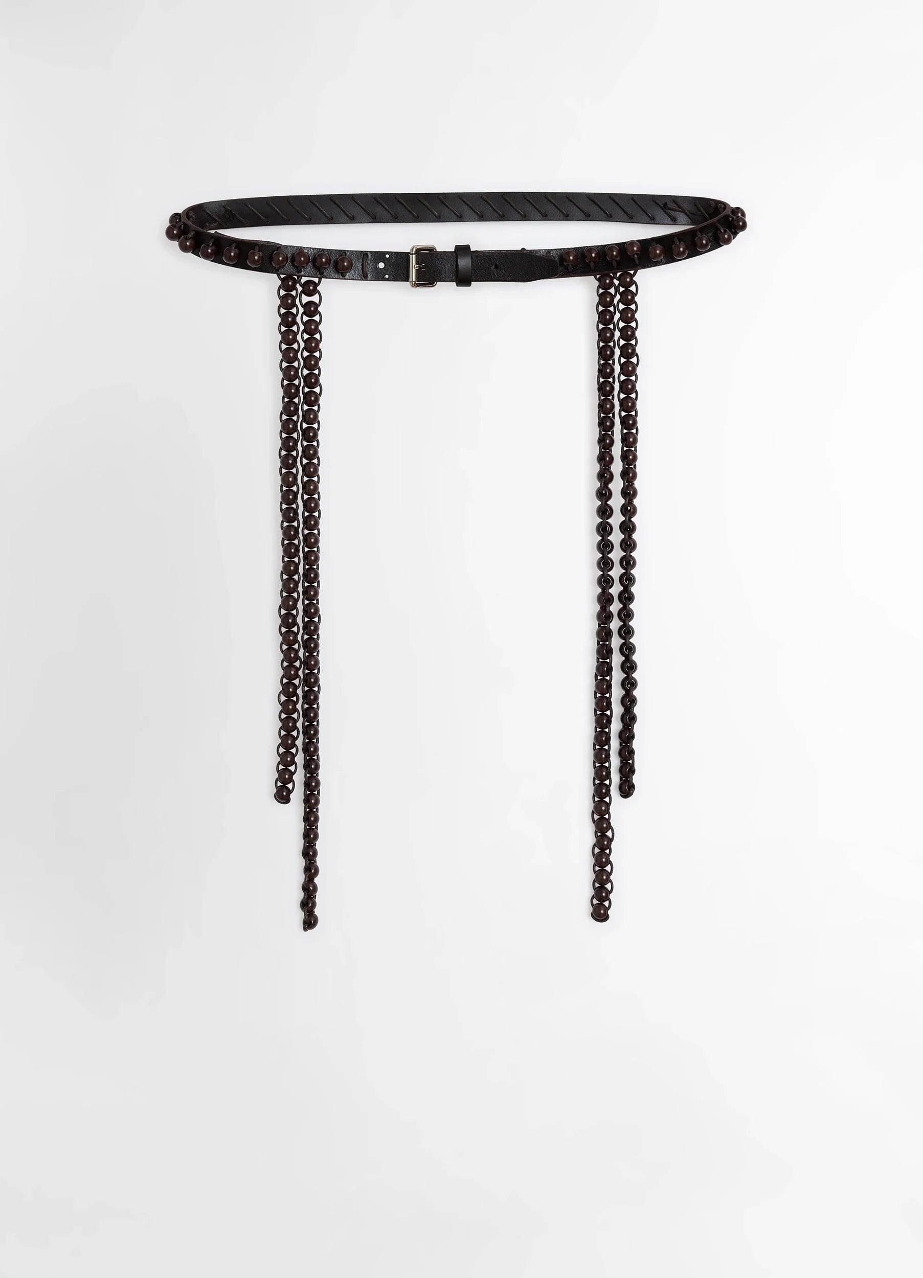 LEATHER AND BEADS BELT 20 - 1