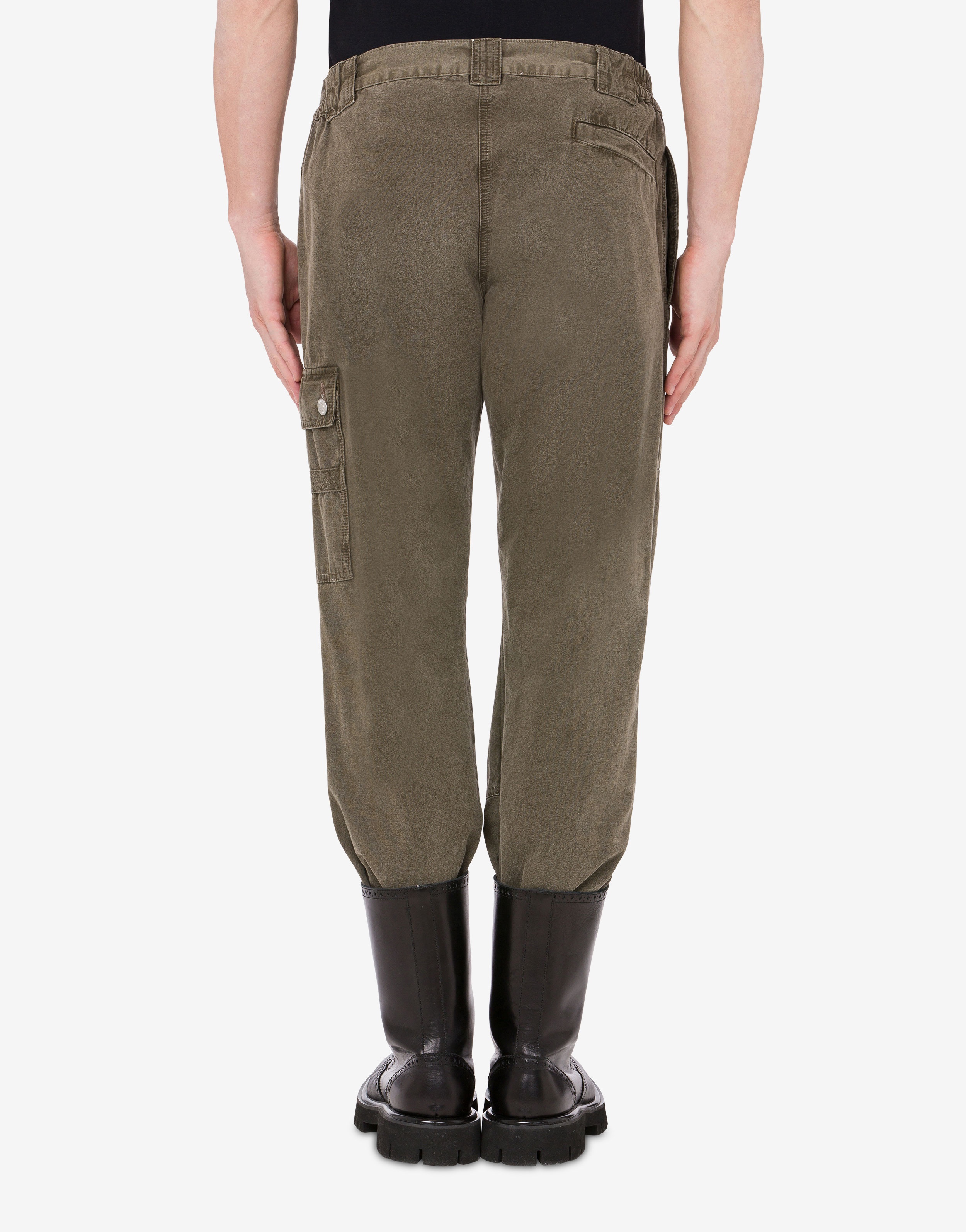 MILITARY LABEL CANVAS TROUSERS - 3