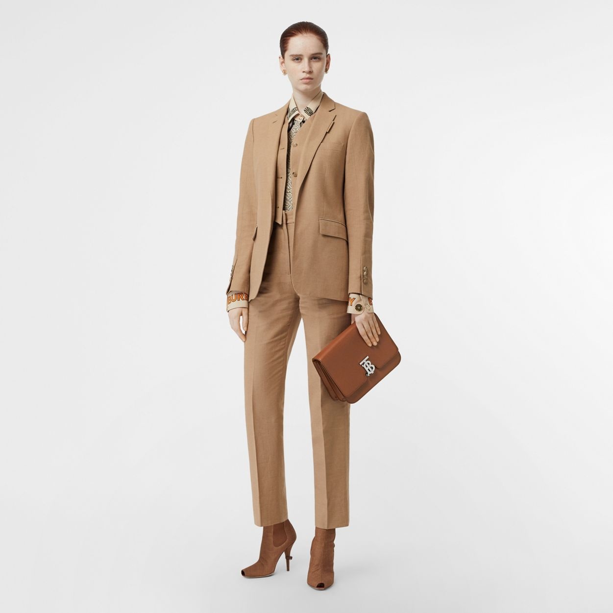 Medium Leather TB Bag - 6