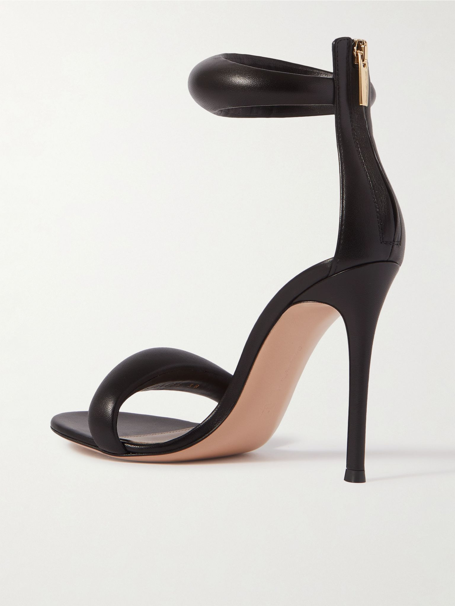 BIJOUX 105 leather sandals Black - 3