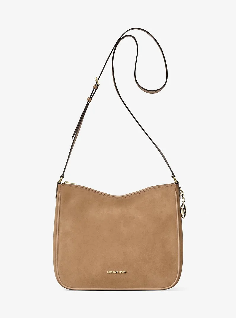 Nayla Medium Pebbled Leather Messenger Bag - 1