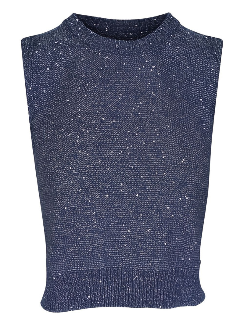 sequin-embellished top 1