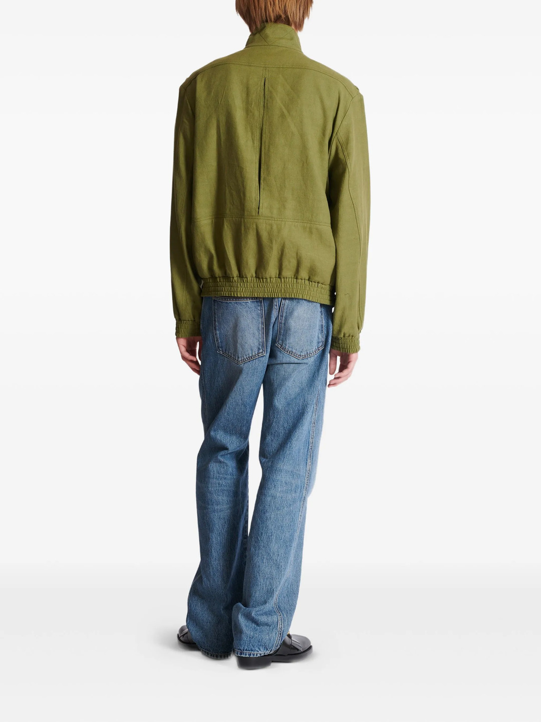 Cotton Aviator Bomber Jacket - 4
