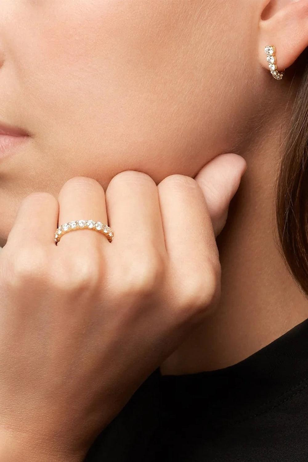 Sadie Eternity Band - Yellow Gold - 3mm - 2