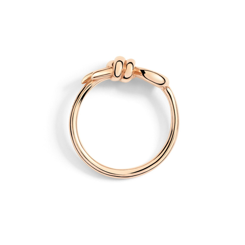 DoDo ROSE GOLD & WHITE DIAMOND NODO RING outlook