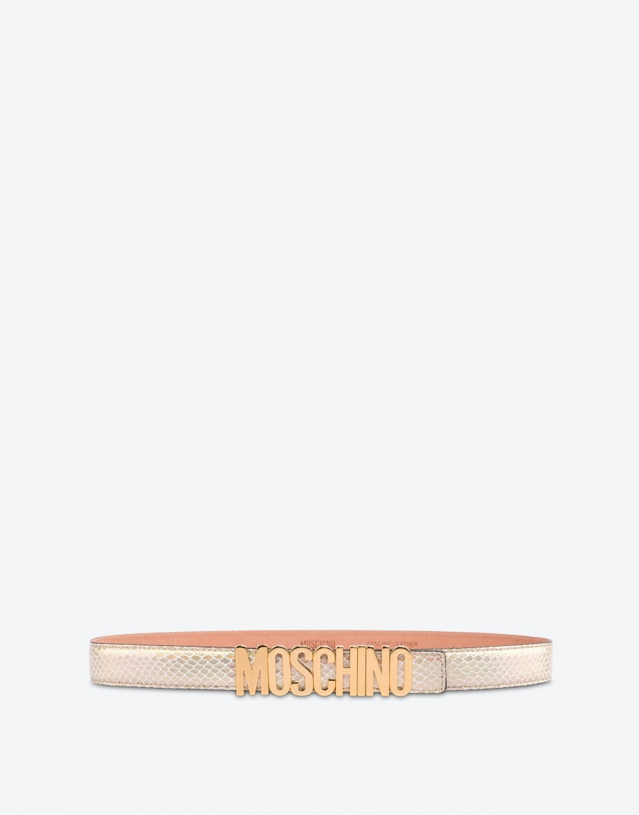 LETTERING LOGO LAMINATED BELT - 1