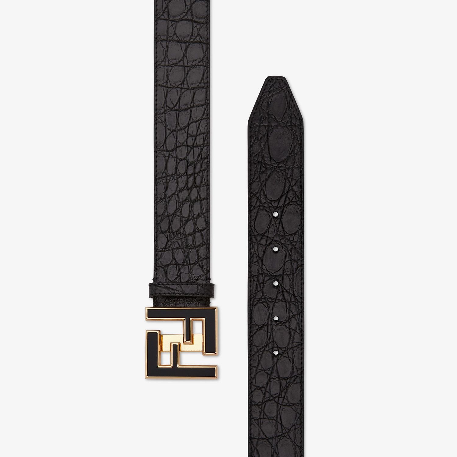 Black caiman belt - 2