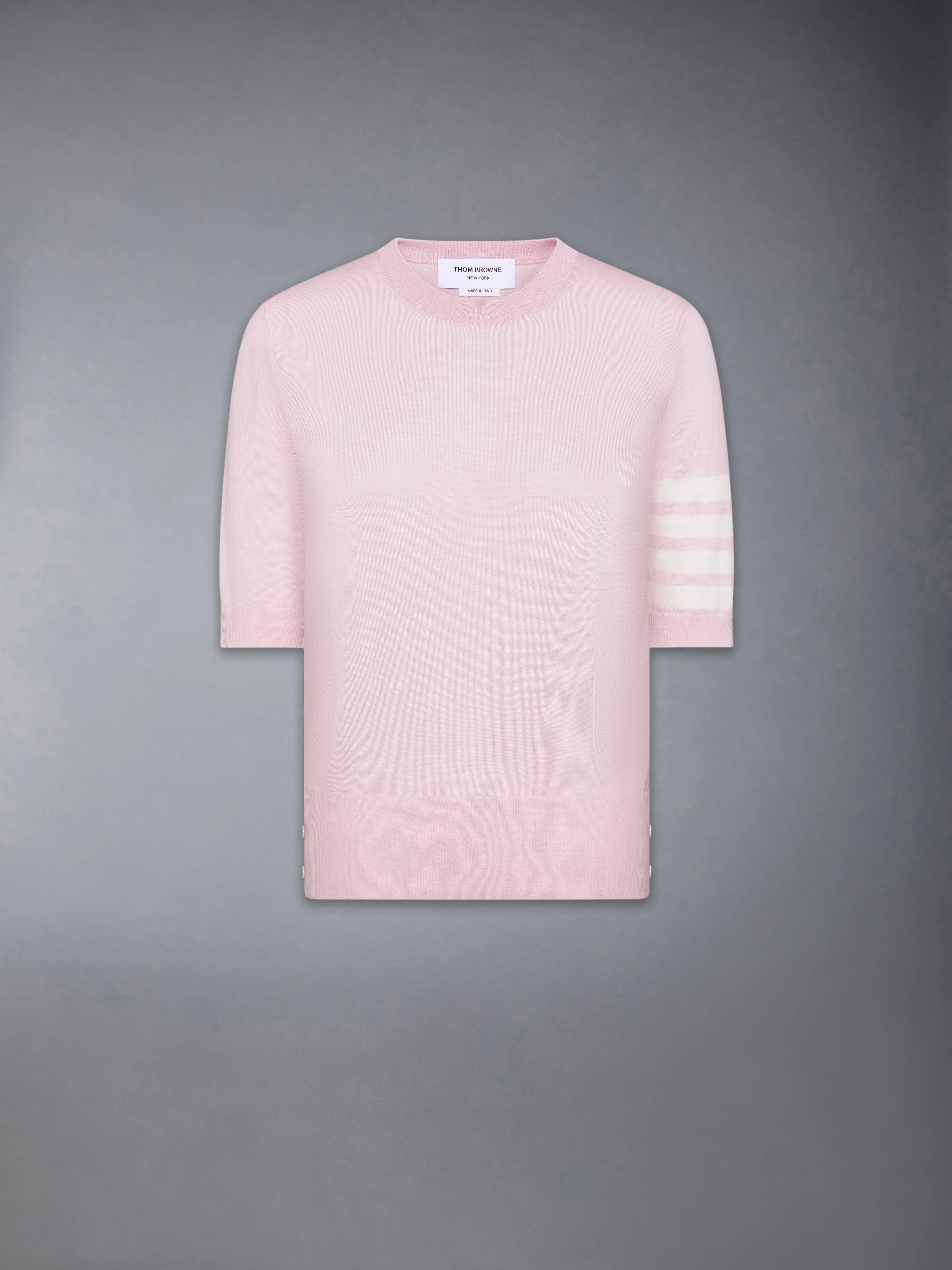 FINE MERINO WOOL 4-BAR TEE - 1