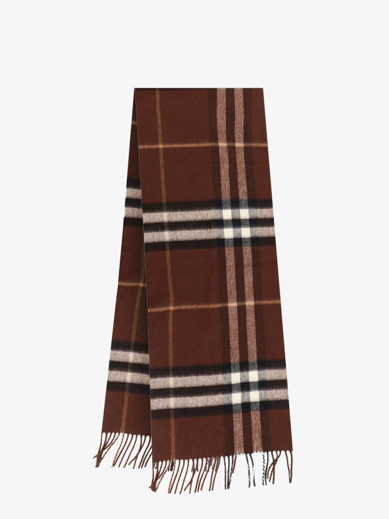 Giant Check Cashmere Scarf - 1