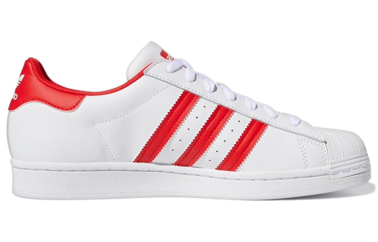 adidas Superstar 'Cloud White Vivid Red' GZ3741 - 3