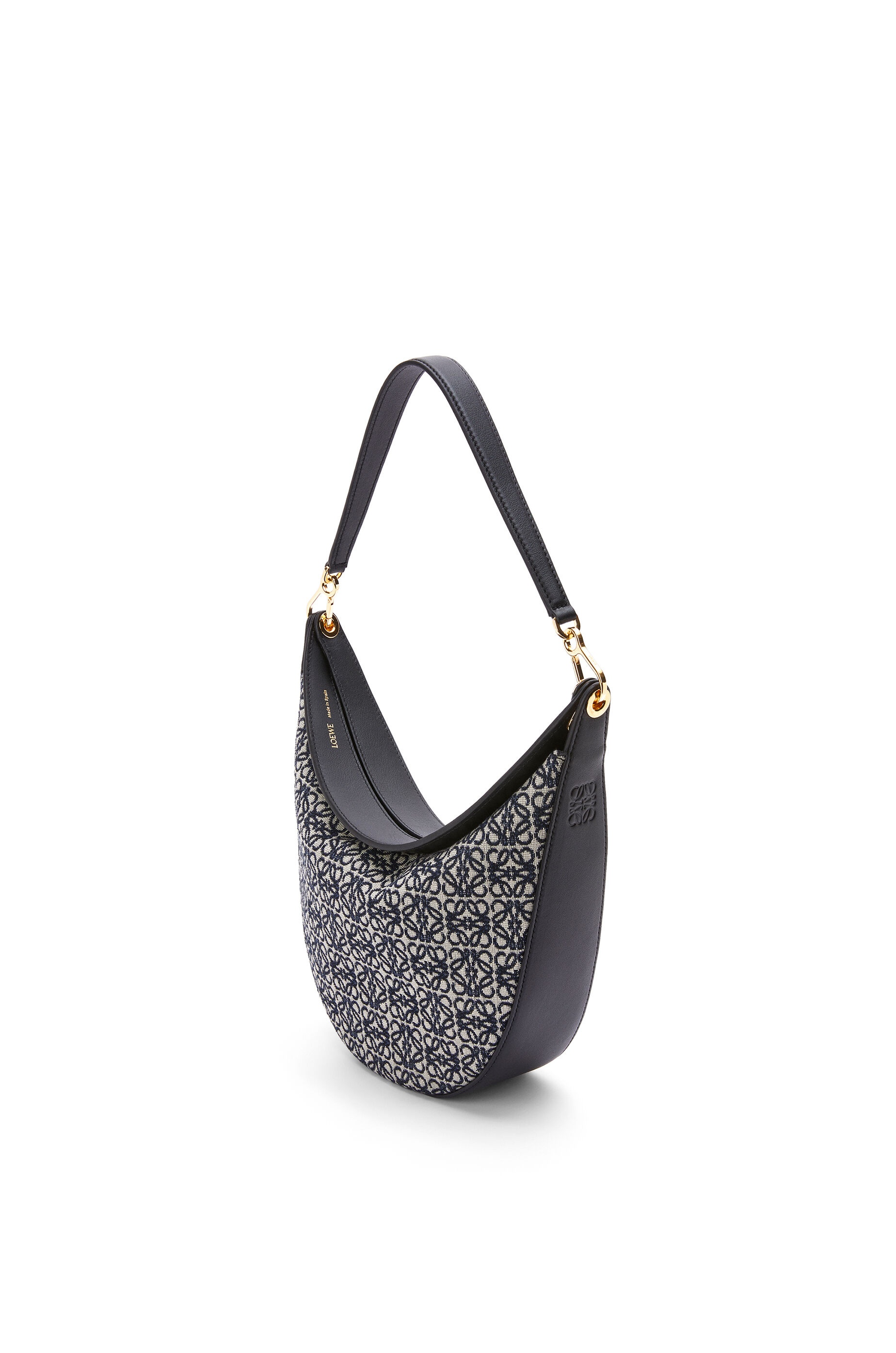 LOEWE Luna bag in Anagram jacquard and classic calfskin - 2