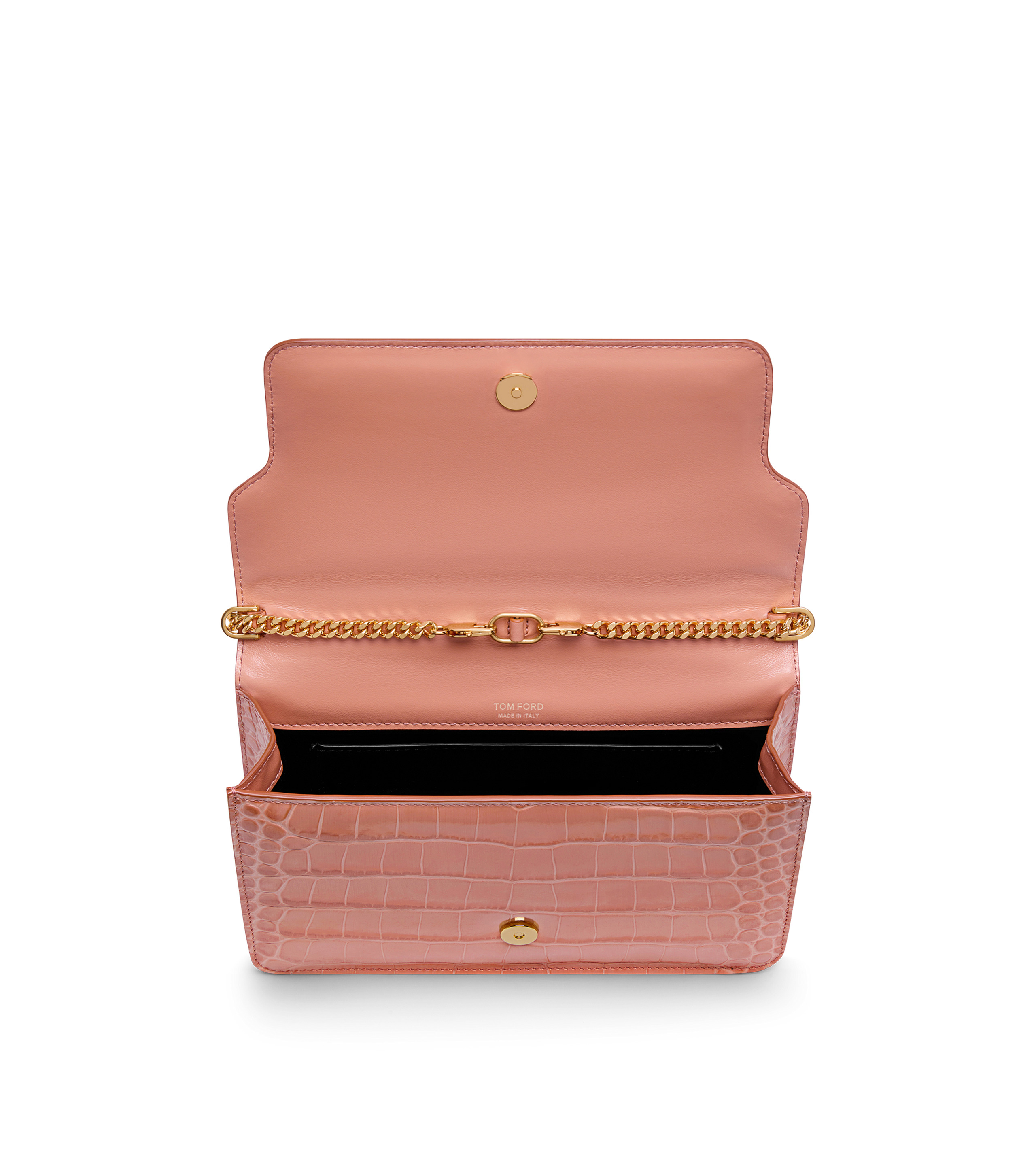STAMPED CROCODILE LEATHER WHITNEY SMALL SHOULDER BAG - 4
