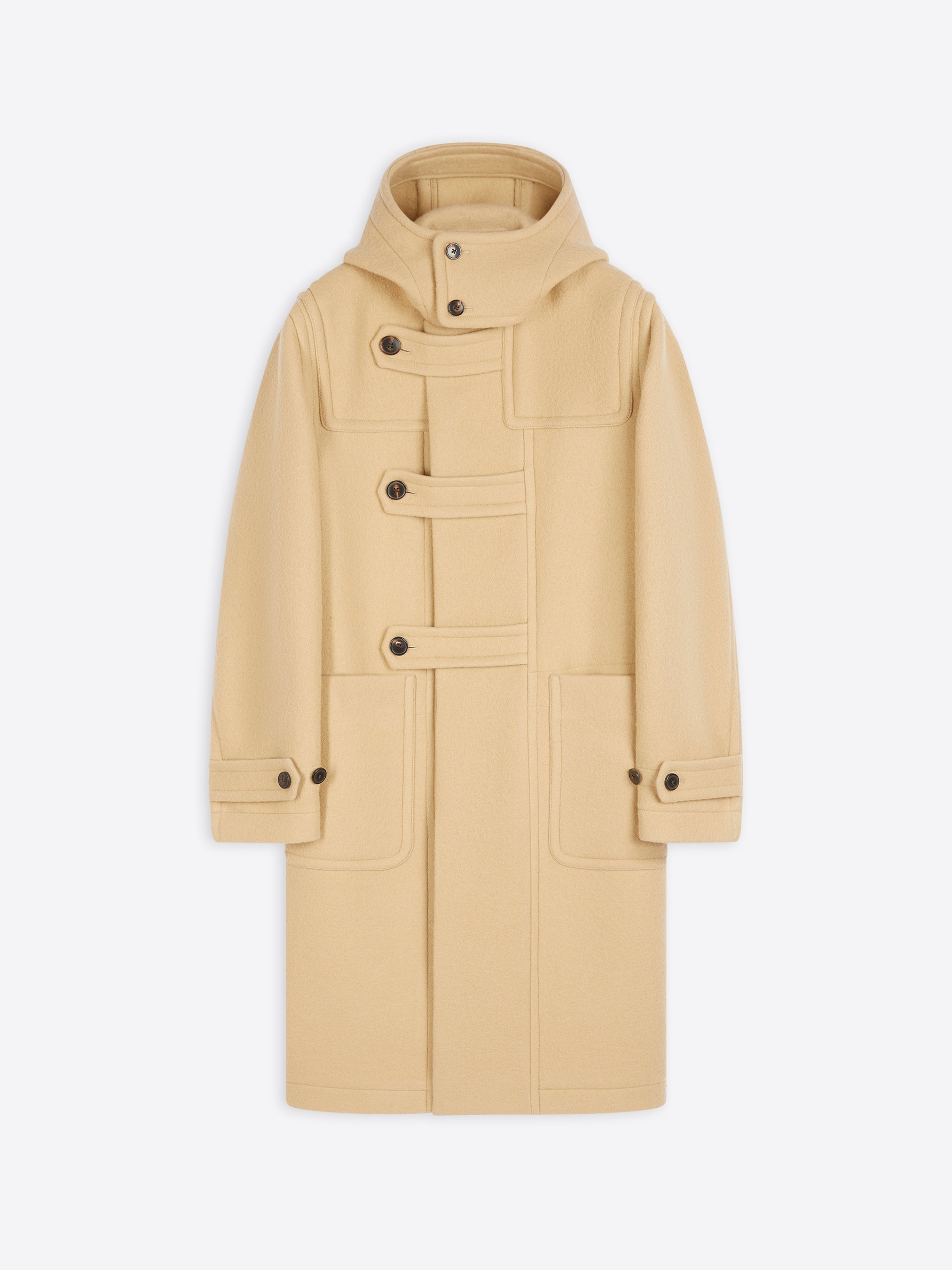 WOOL DUFFLE COAT - 1