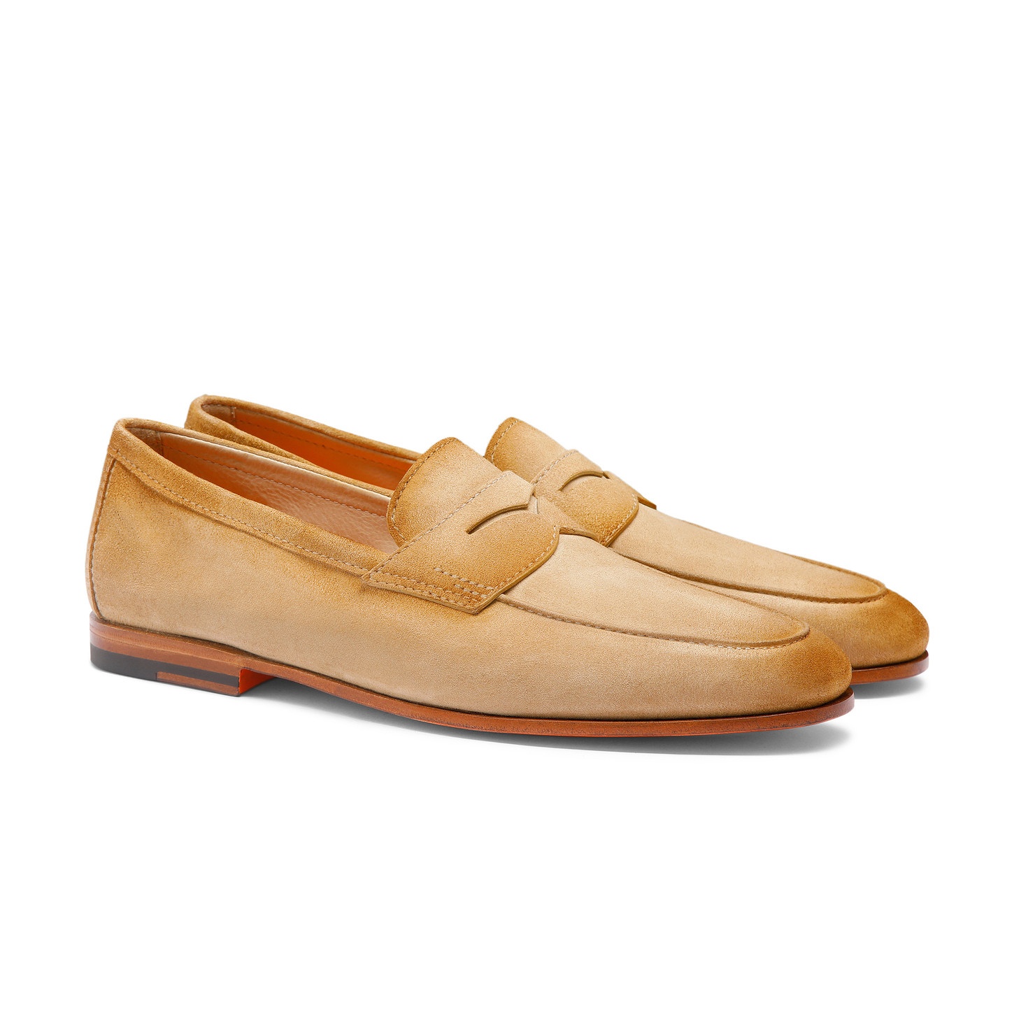 Men's beige suede Carlo loafer - 3