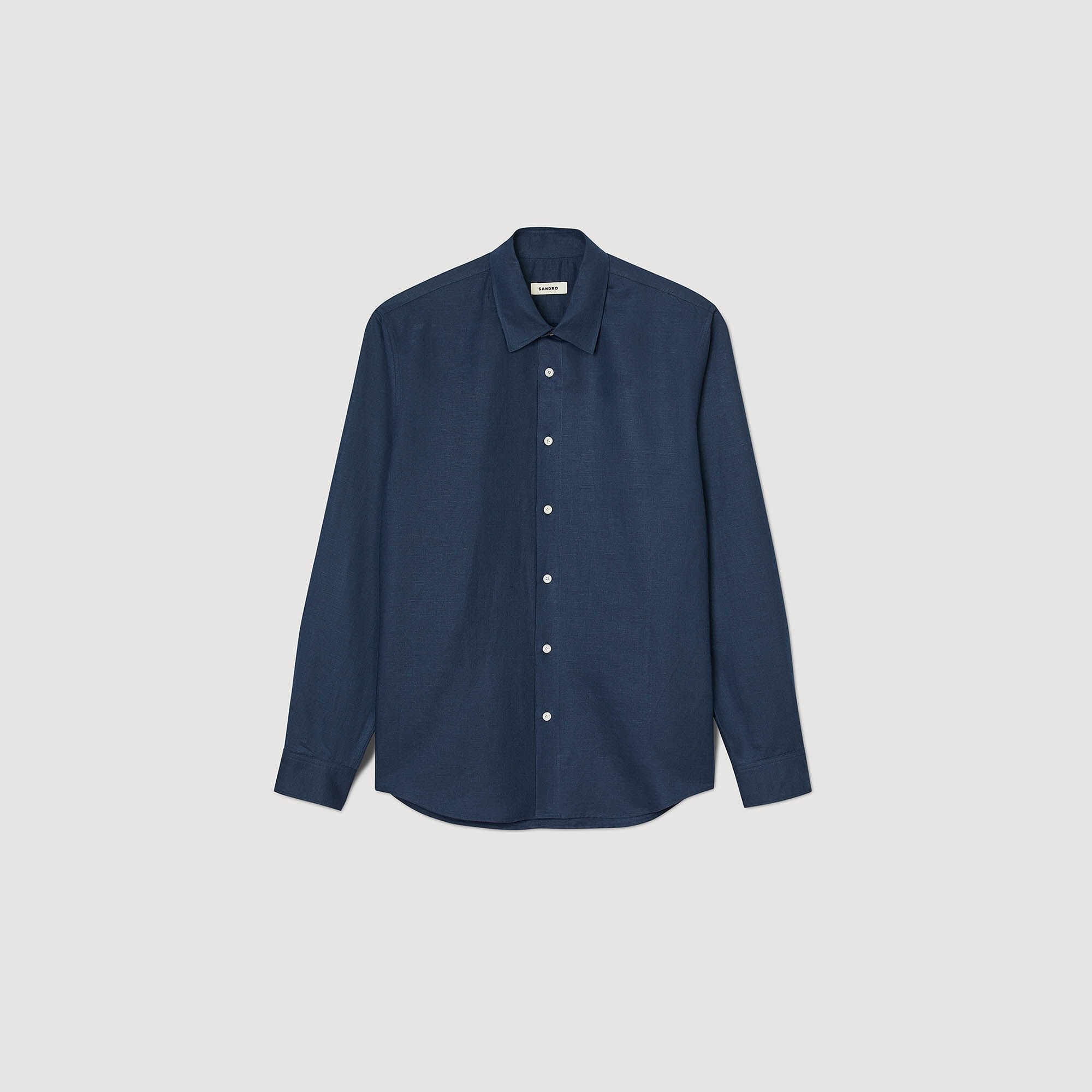 COTTON AND LINEN SHIRT - 1